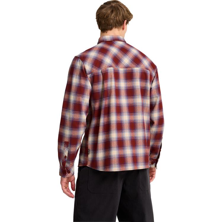 Jack Wolfskin Jack Wolfskin BAJA FLANNEL SHIRT M Langarmhemd Herren - CHECK merlot - 1 | SportScheck