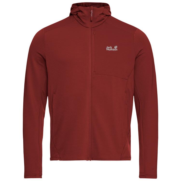 Jack Wolfskin Jack Wolfskin LITESTRIDE HOODED FZ M Funktionsjacke Herren - merlot - 0 | SportScheck