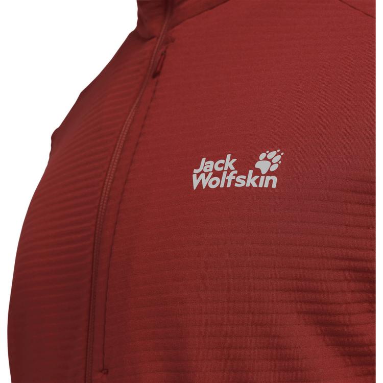 Jack Wolfskin Jack Wolfskin LITESTRIDE HOODED FZ M Funktionsjacke Herren - merlot - 0 | SportScheck