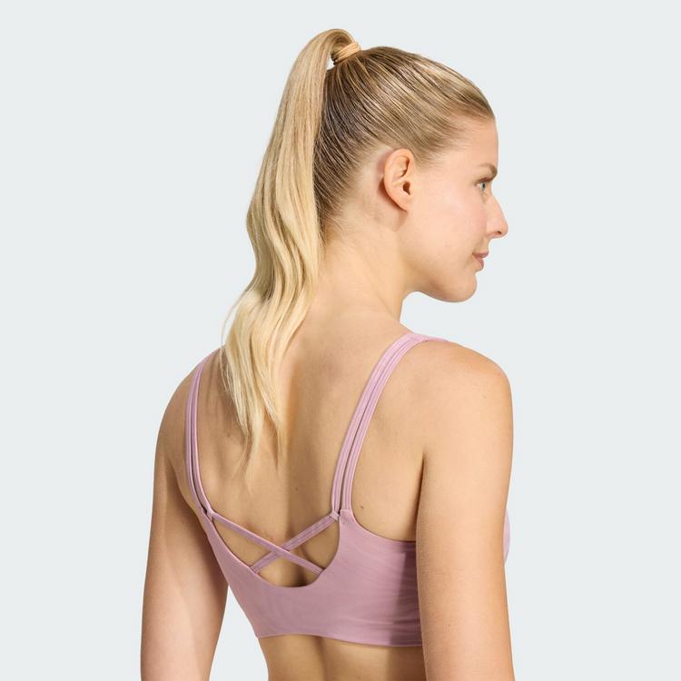 adidas adidas All Me Essentials Grafik Sport-BH, BH Damen - Magic Mauve - 2 | SportScheck