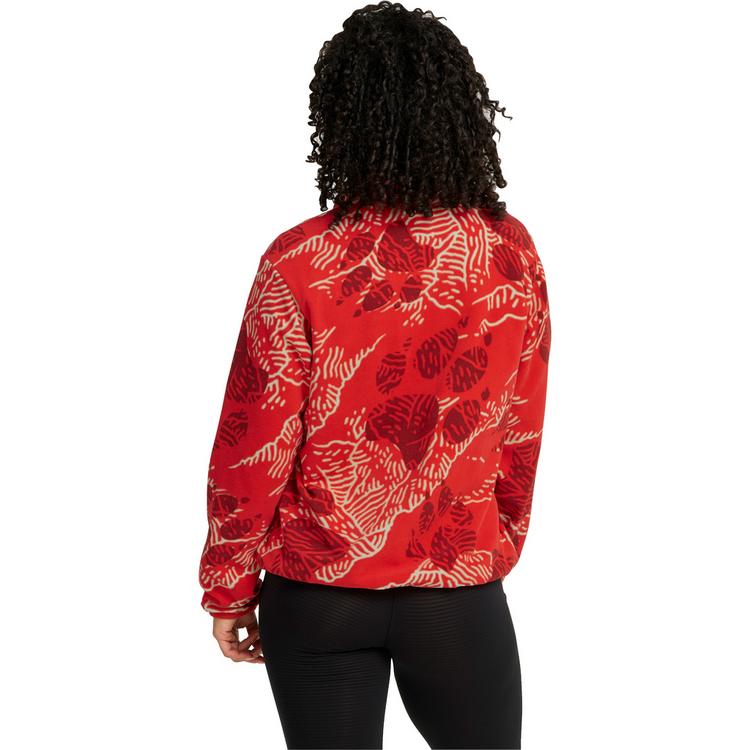 Jack Wolfskin Jack Wolfskin PAW ERA 100 PRINT HZ W Fleecepullover Damen - PAW siren red - 1 | SportScheck