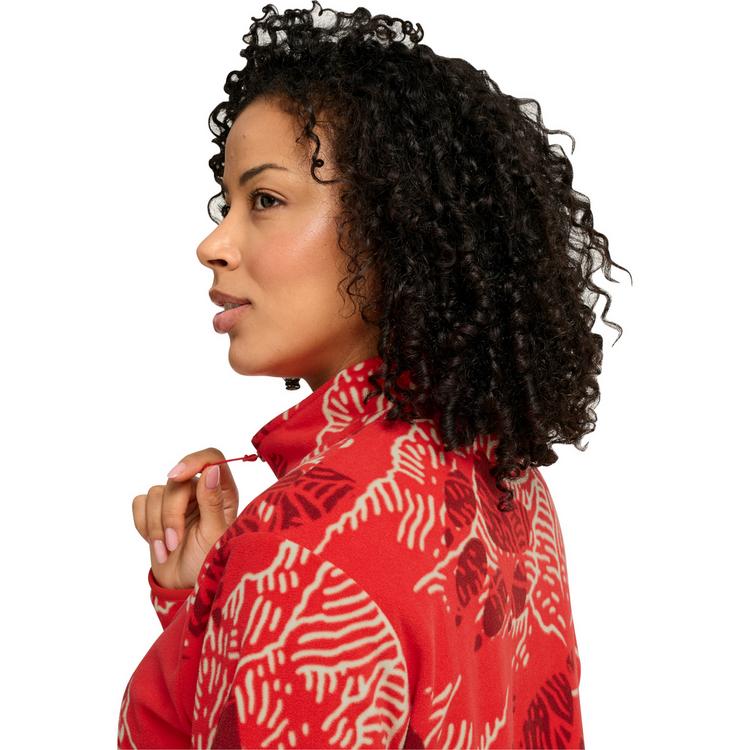Jack Wolfskin Jack Wolfskin PAW ERA 100 PRINT HZ W Fleecepullover Damen - PAW siren red - 2 | SportScheck