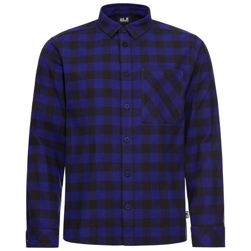 Jack Wolfskin LITE FLANNEL SHIRT M Langarmhemd Herren