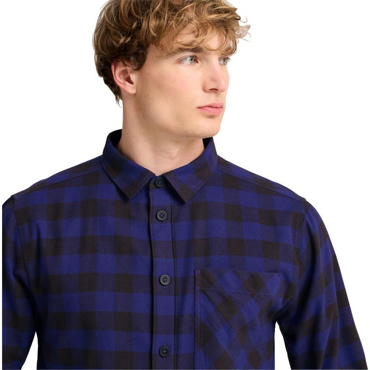 Jack Wolfskin Jack Wolfskin LITE FLANNEL SHIRT M Langarmhemd Herren - CHECK glow ink - 0 | SportScheck