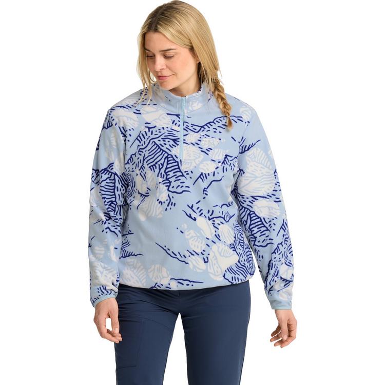 Jack Wolfskin Jack Wolfskin PAW ERA 100 PRINT HZ W Fleecepullover Damen - PAW crystal blue - 0 | SportScheck