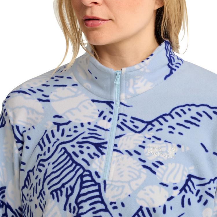 Jack Wolfskin Jack Wolfskin PAW ERA 100 PRINT HZ W Fleecepullover Damen - PAW crystal blue - 0 | SportScheck
