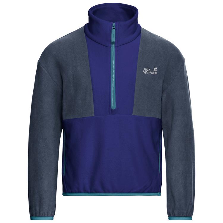 Jack Wolfskin Jack Wolfskin COLORBLOCK TAUNUS HZ K Fleecepullover Kinder - glow ink - 0 | SportScheck