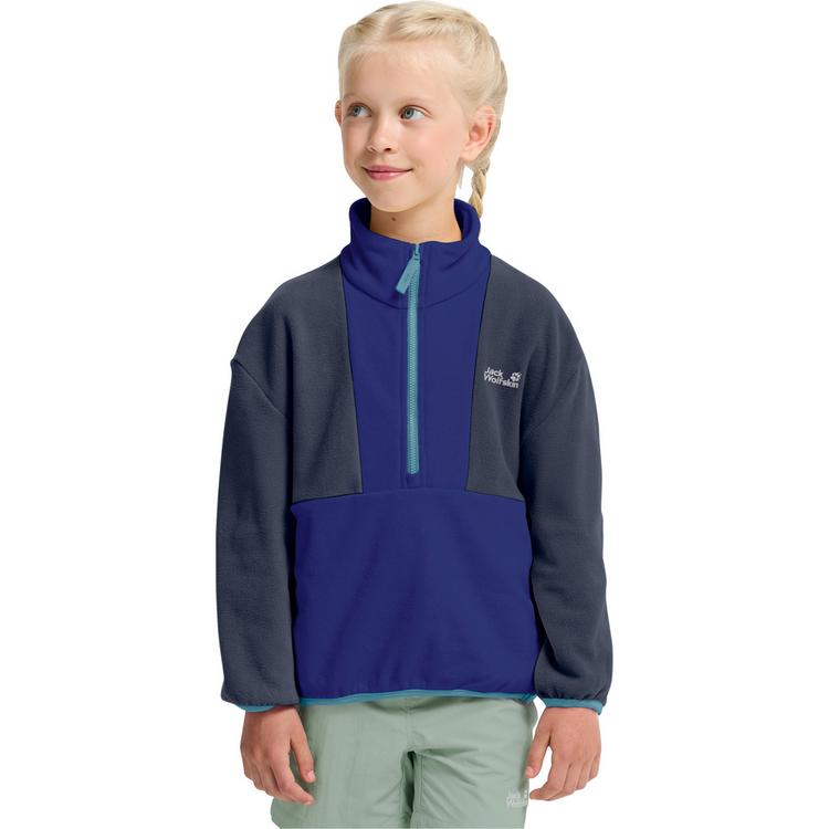 Jack Wolfskin Jack Wolfskin COLORBLOCK TAUNUS HZ K Fleecepullover Kinder - glow ink - 0 | SportScheck