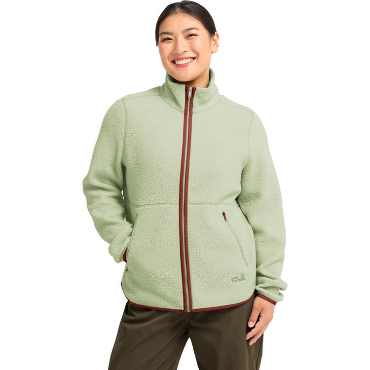 Jack Wolfskin Jack Wolfskin LITE CURL FZ W Fleecejacke Damen - melon - 0 | SportScheck
