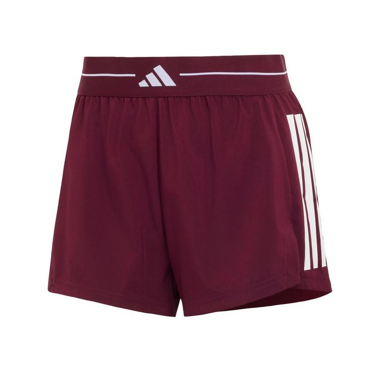 adidas adidas Hyperglam 3-Streifen Woven Shorts Funktionsshorts Damen - Maroon - 0 | SportScheck