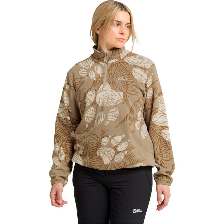 Jack Wolfskin Jack Wolfskin PAW ERA 100 PRINT HZ W Fleecepullover Damen - PAW hazel wood - 0 | SportScheck