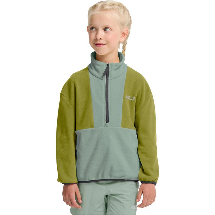 Jack Wolfskin Jack Wolfskin COLORBLOCK TAUNUS HZ K Fleecepullover Kinder - green zinnia - 2 | SportScheck