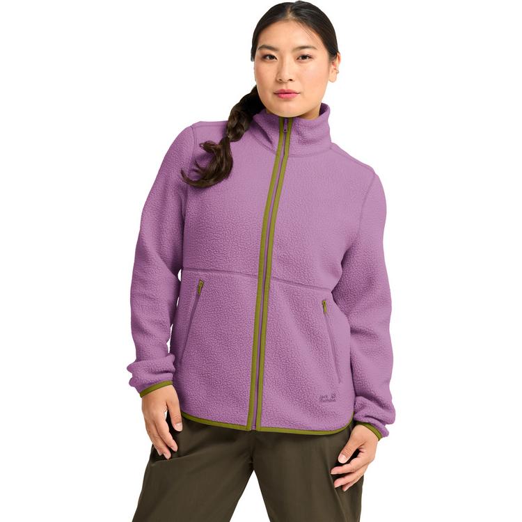 Jack Wolfskin Jack Wolfskin LITE CURL FZ W Fleecejacke Damen - vivid orchid - 0 | SportScheck