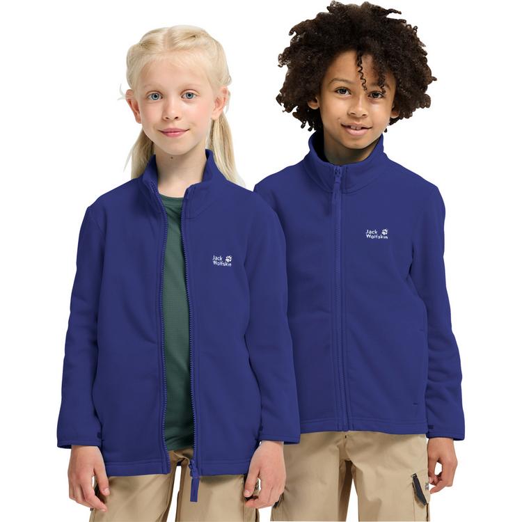 Jack Wolfskin Jack Wolfskin TAUNUS 100 FZ K Fleecejacke Kinder - glow ink - 0 | SportScheck
