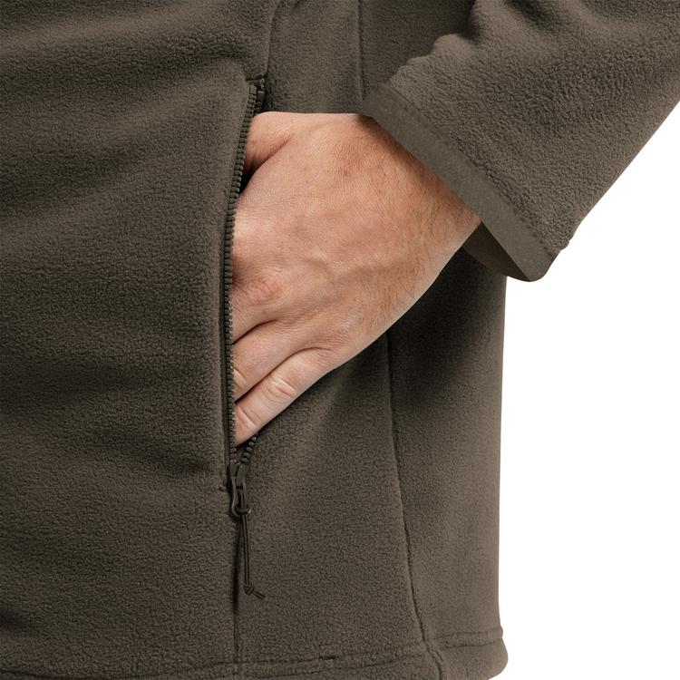 Jack Wolfskin Jack Wolfskin TAUNUS 200 FZ M Fleecejacke Herren - obsidian moss - 2 | SportScheck