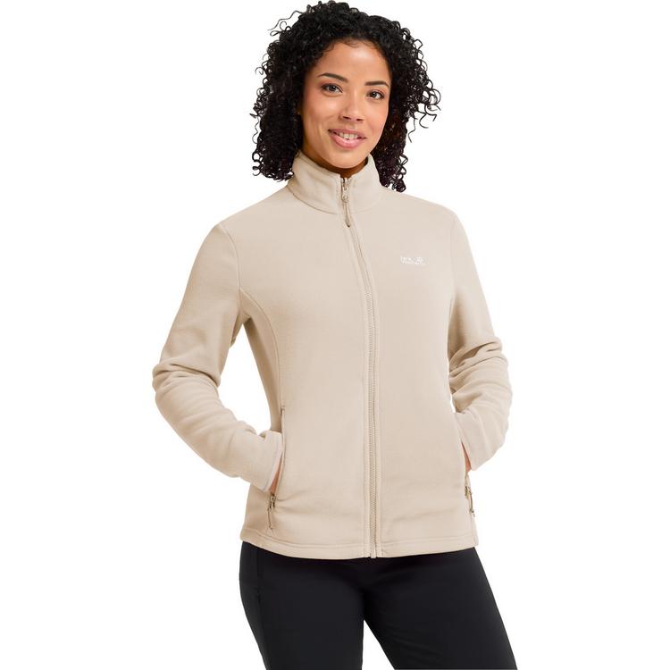 Jack Wolfskin Jack Wolfskin TAUNUS 100 FZ W Fleecejacke Damen - oyster - 0 | SportScheck