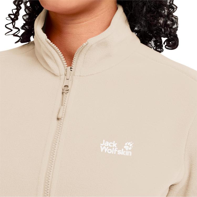 Jack Wolfskin Jack Wolfskin TAUNUS 100 FZ W Fleecejacke Damen - oyster - 0 | SportScheck