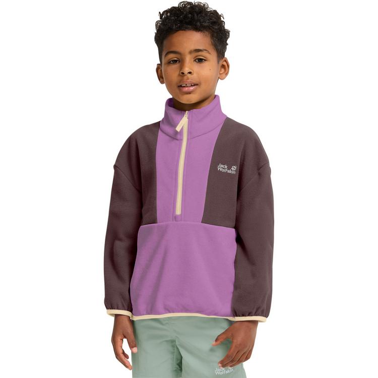 Jack Wolfskin Jack Wolfskin COLORBLOCK TAUNUS HZ K Fleecepullover Kinder - vivid orchid - 0 | SportScheck