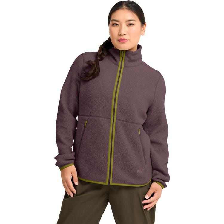 Jack Wolfskin Jack Wolfskin LITE CURL FZ W Fleecejacke Damen - sheer plum - 0 | SportScheck