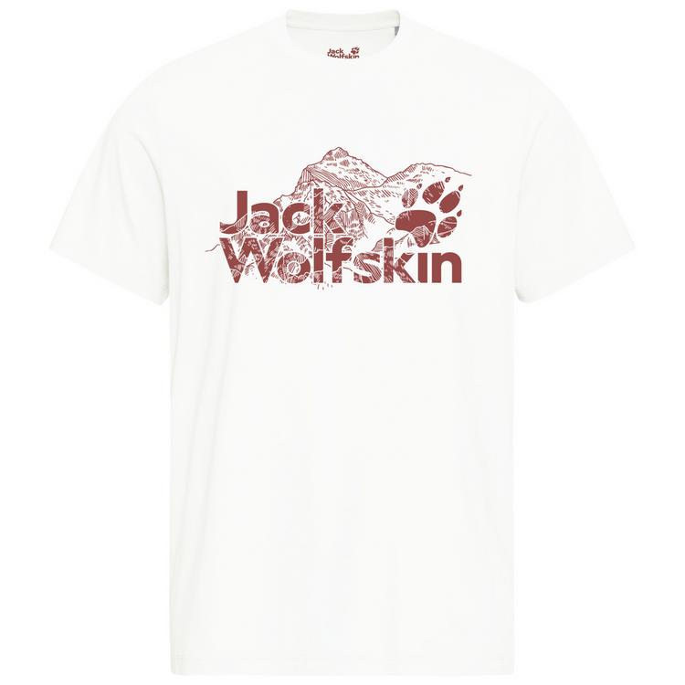 Jack Wolfskin Jack Wolfskin BRAND T M T-Shirt Herren - Stark White - 0 | SportScheck