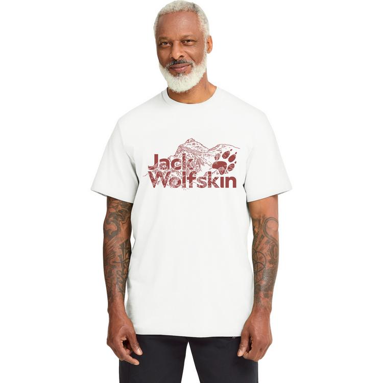 Jack Wolfskin Jack Wolfskin BRAND T M T-Shirt Herren - Stark White - 0 | SportScheck