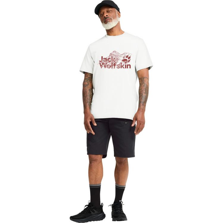 Jack Wolfskin Jack Wolfskin BRAND T M T-Shirt Herren - Stark White - 2 | SportScheck