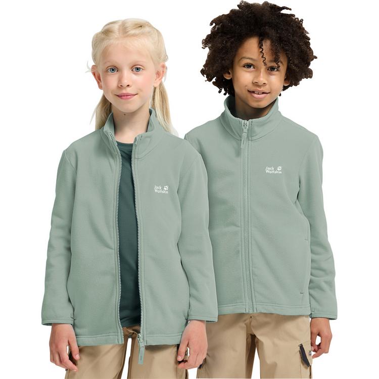 Jack Wolfskin Jack Wolfskin TAUNUS 100 FZ K Fleecejacke Kinder - green zinnia - 0 | SportScheck