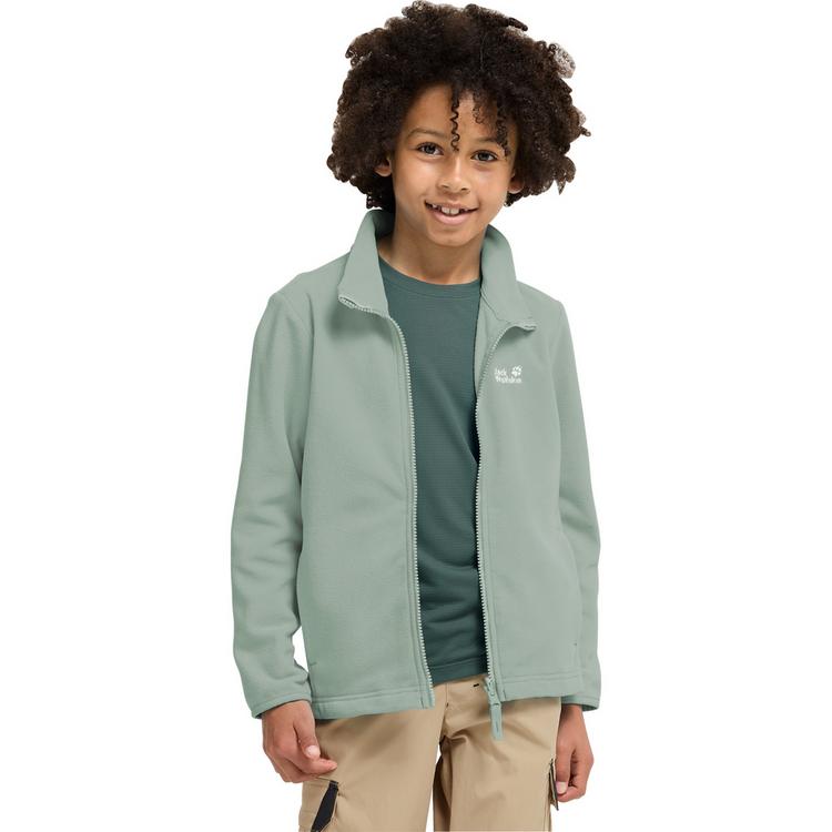 Jack Wolfskin Jack Wolfskin TAUNUS 100 FZ K Fleecejacke Kinder - green zinnia - 0 | SportScheck