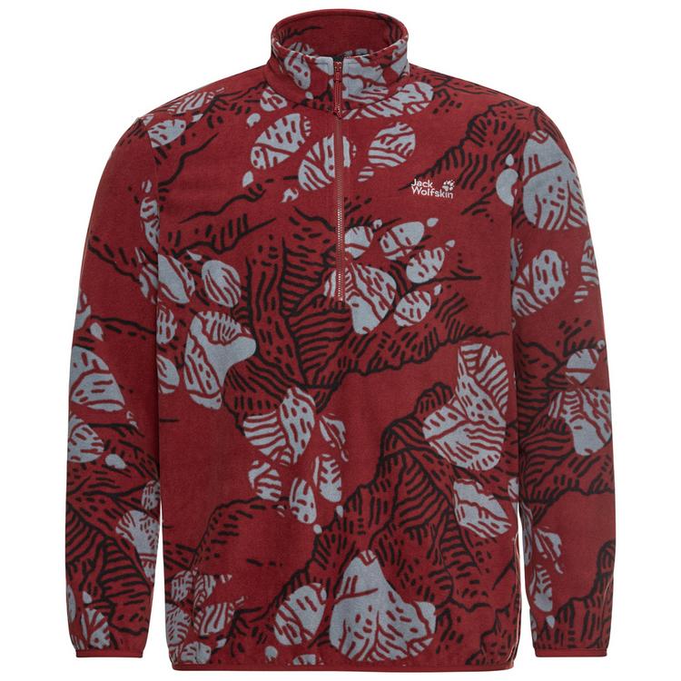 Jack Wolfskin Jack Wolfskin PAW ERA 100 PRINT HZ M Fleecepullover Herren - PAW merlot - 0 | SportScheck