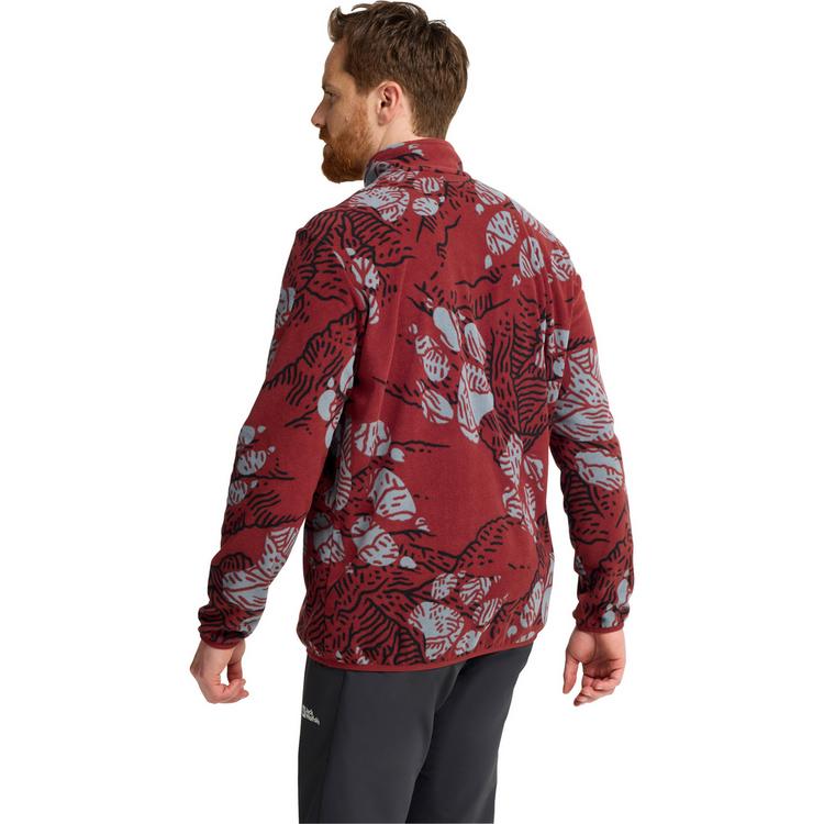 Jack Wolfskin Jack Wolfskin PAW ERA 100 PRINT HZ M Fleecepullover Herren - PAW merlot - 1 | SportScheck