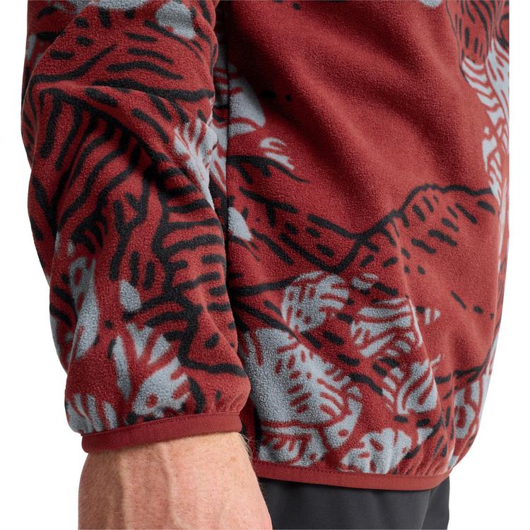 Jack Wolfskin Jack Wolfskin PAW ERA 100 PRINT HZ M Fleecepullover Herren - PAW merlot - 0 | SportScheck