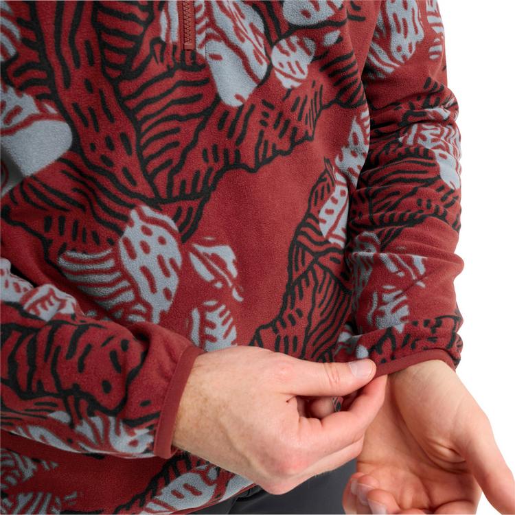 Jack Wolfskin Jack Wolfskin PAW ERA 100 PRINT HZ M Fleecepullover Herren - PAW merlot - 2 | SportScheck