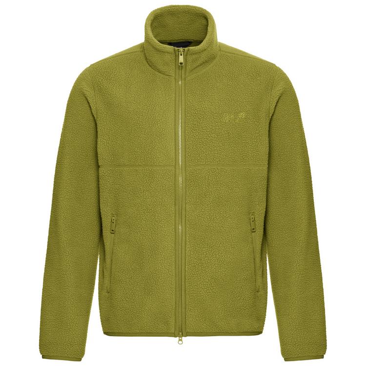 Jack Wolfskin Jack Wolfskin LITE CURL FZ M Fleecejacke Herren - khaki green - 0 | SportScheck