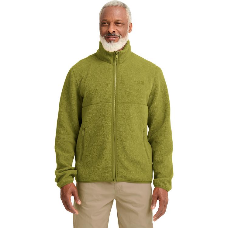 Jack Wolfskin Jack Wolfskin LITE CURL FZ M Fleecejacke Herren - khaki green - 0 | SportScheck