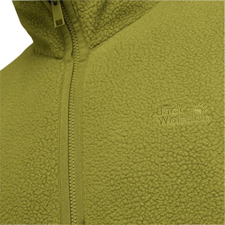 Jack Wolfskin Jack Wolfskin LITE CURL FZ M Fleecejacke Herren - khaki green - 1 | SportScheck
