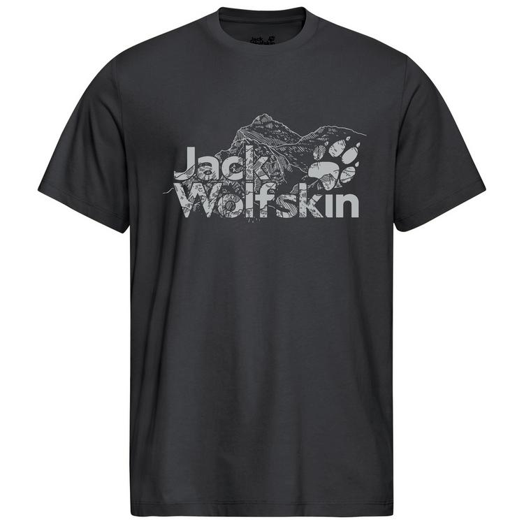 Jack Wolfskin Jack Wolfskin BRAND T M T-Shirt Herren - phantom - 0 | SportScheck