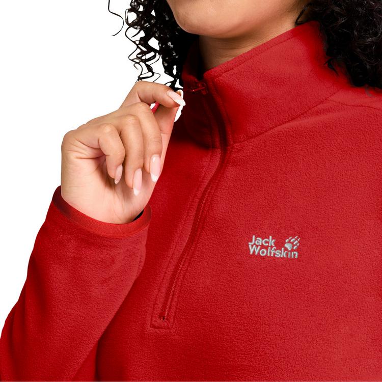 Jack Wolfskin Jack Wolfskin TAUNUS 100 HZ W Fleecepullover Damen - siren red - 0 | SportScheck