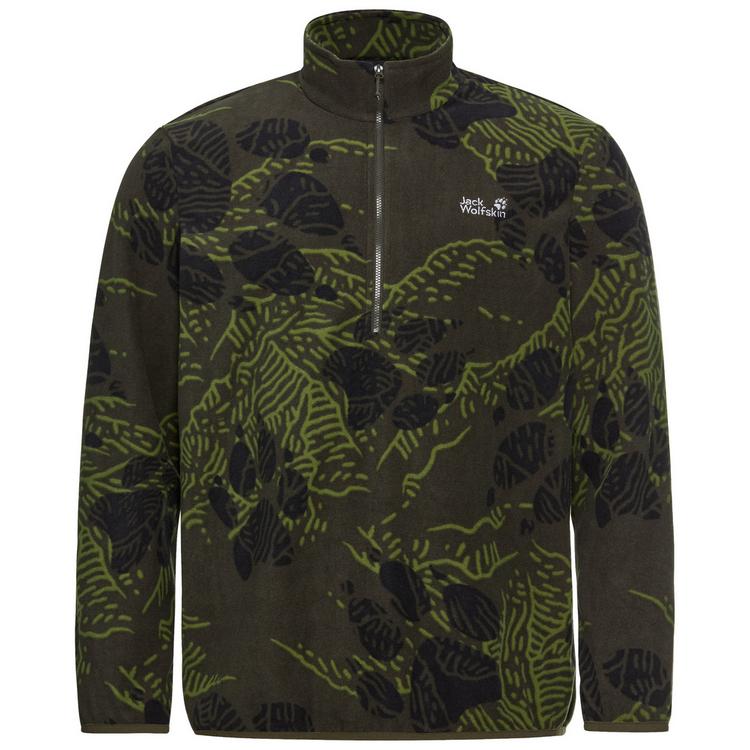 Jack Wolfskin Jack Wolfskin PAW ERA 100 PRINT HZ M Fleecepullover Herren - PAW obsidian moss - 0 | SportScheck