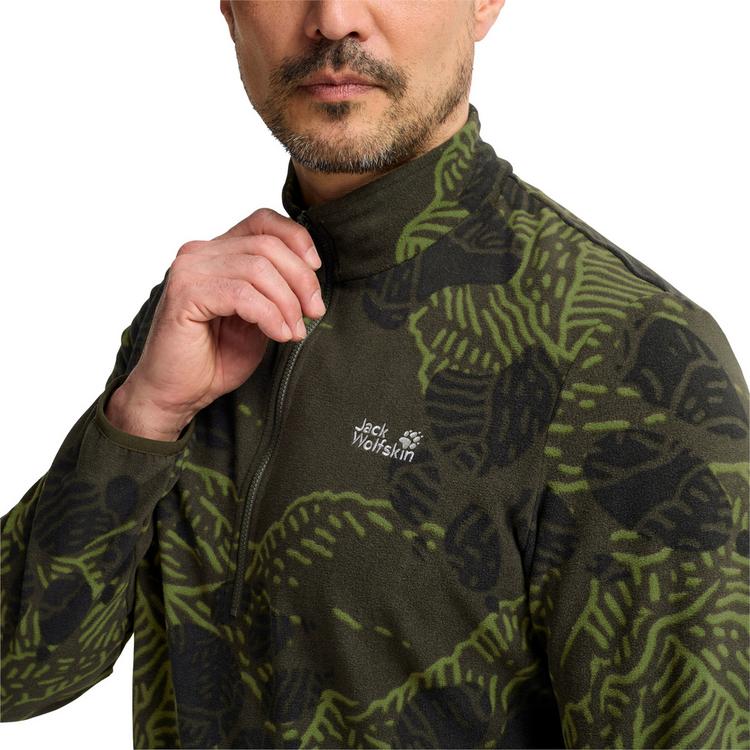 Jack Wolfskin Jack Wolfskin PAW ERA 100 PRINT HZ M Fleecepullover Herren - PAW obsidian moss - 2 | SportScheck
