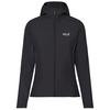 Jack Wolfskin ASTROTRAIL HOODED HYBRID W Funktionsjacke Damen - black