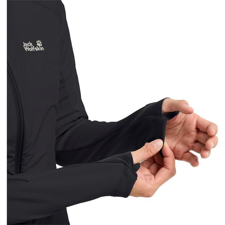 Jack Wolfskin Jack Wolfskin ASTROTRAIL HOODED HYBRID W Funktionsjacke Damen - black - 1 | SportScheck
