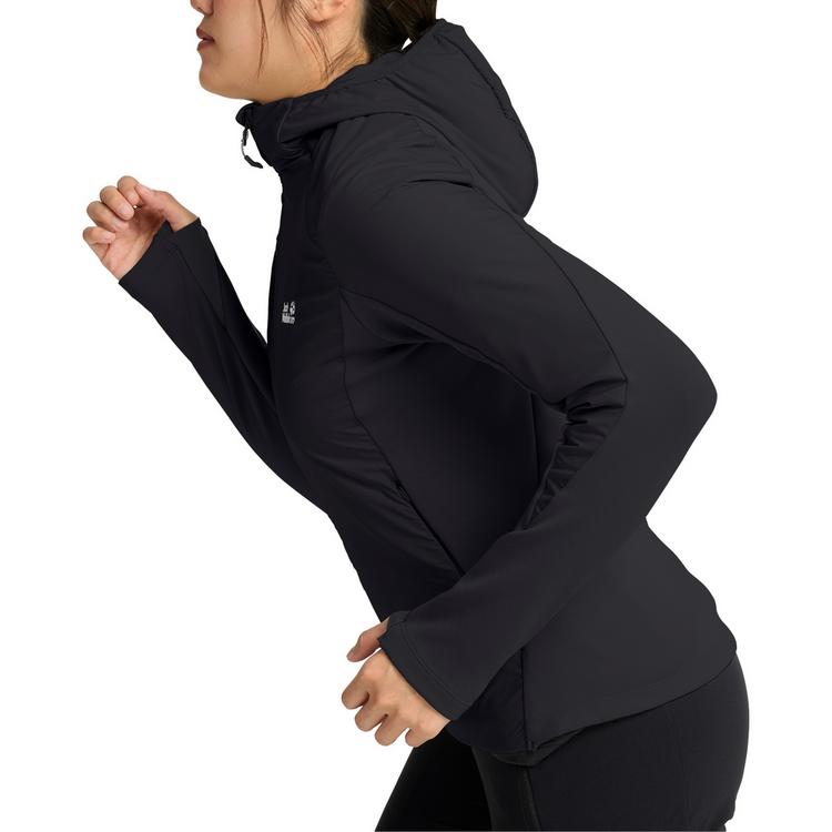 Jack Wolfskin Jack Wolfskin ASTROTRAIL HOODED HYBRID W Funktionsjacke Damen - black - 2 | SportScheck