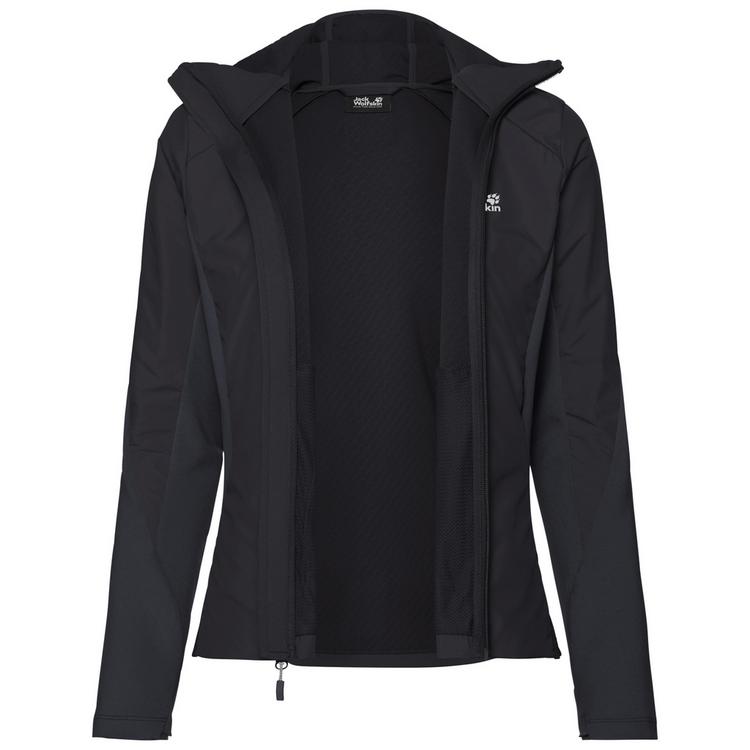 Jack Wolfskin Jack Wolfskin ASTROTRAIL HOODED HYBRID W Funktionsjacke Damen - black - 3 | SportScheck