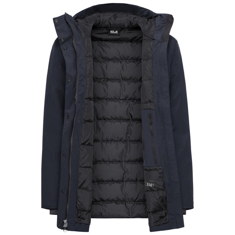Jack Wolfskin Jack Wolfskin FIORA BAY LONG JKT W Daunenjacke Damen - dark navy - 3 | SportScheck