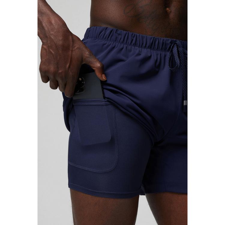 Fabletics Fabletics The One Short Mit Innenhose 13cm Shorts Herren - Blue - 3 | SportScheck