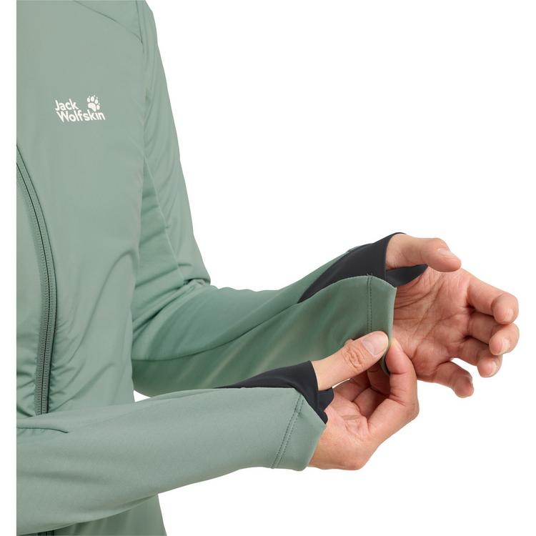 Jack Wolfskin Jack Wolfskin ASTROTRAIL HOODED HYBRID W Funktionsjacke Damen - green zinnia - 1 | SportScheck