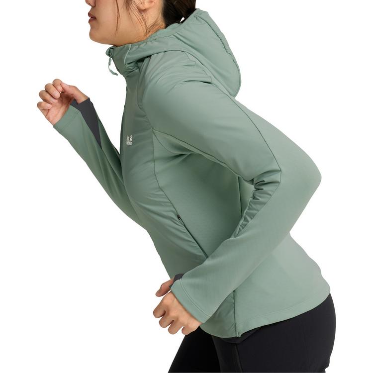 Jack Wolfskin Jack Wolfskin ASTROTRAIL HOODED HYBRID W Funktionsjacke Damen - green zinnia - 2 | SportScheck