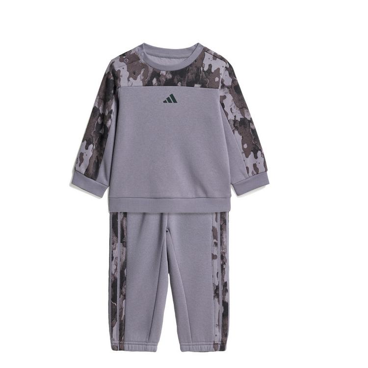 adidas adidas Seasonal Essentials Camo Kids Trainingsanzug Kinder - Slate / Night Grey - 0 | SportScheck