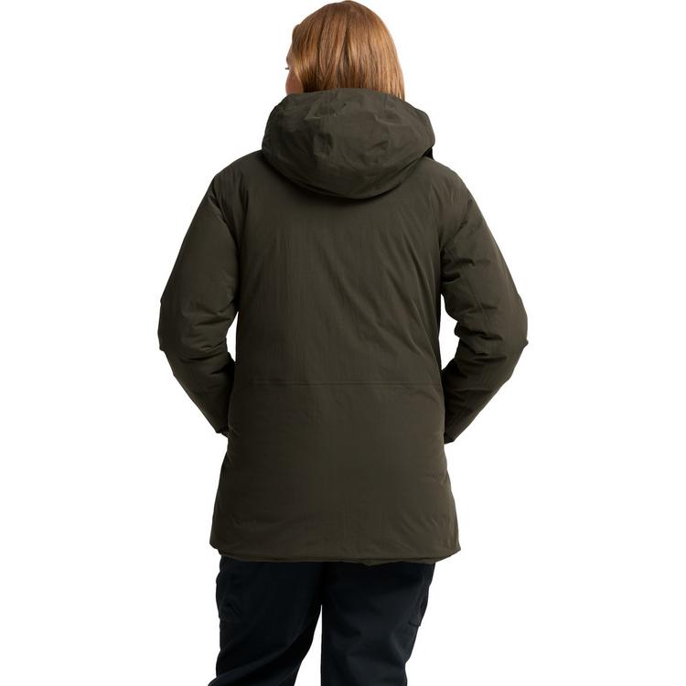 Jack Wolfskin Jack Wolfskin FIORA BAY LONG JKT W Daunenjacke Damen - obsidian moss - 1 | SportScheck