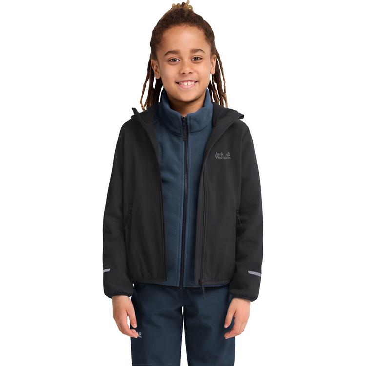 Jack Wolfskin Jack Wolfskin FOURWINDS JKT K Funktionsjacke Kinder - black - 2 | SportScheck